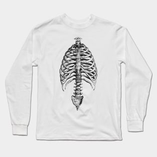 Chest Bone Corpse Torso Funny Skeleton Long Sleeve T-Shirt